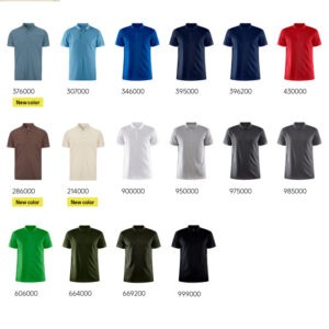 CraftCoreUnifyPoloShirt-Farger