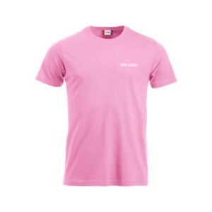T-skjorte-med-logo-lys-rosa