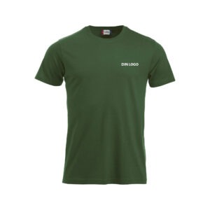T-skjorte-med-logo-mørkegrønn